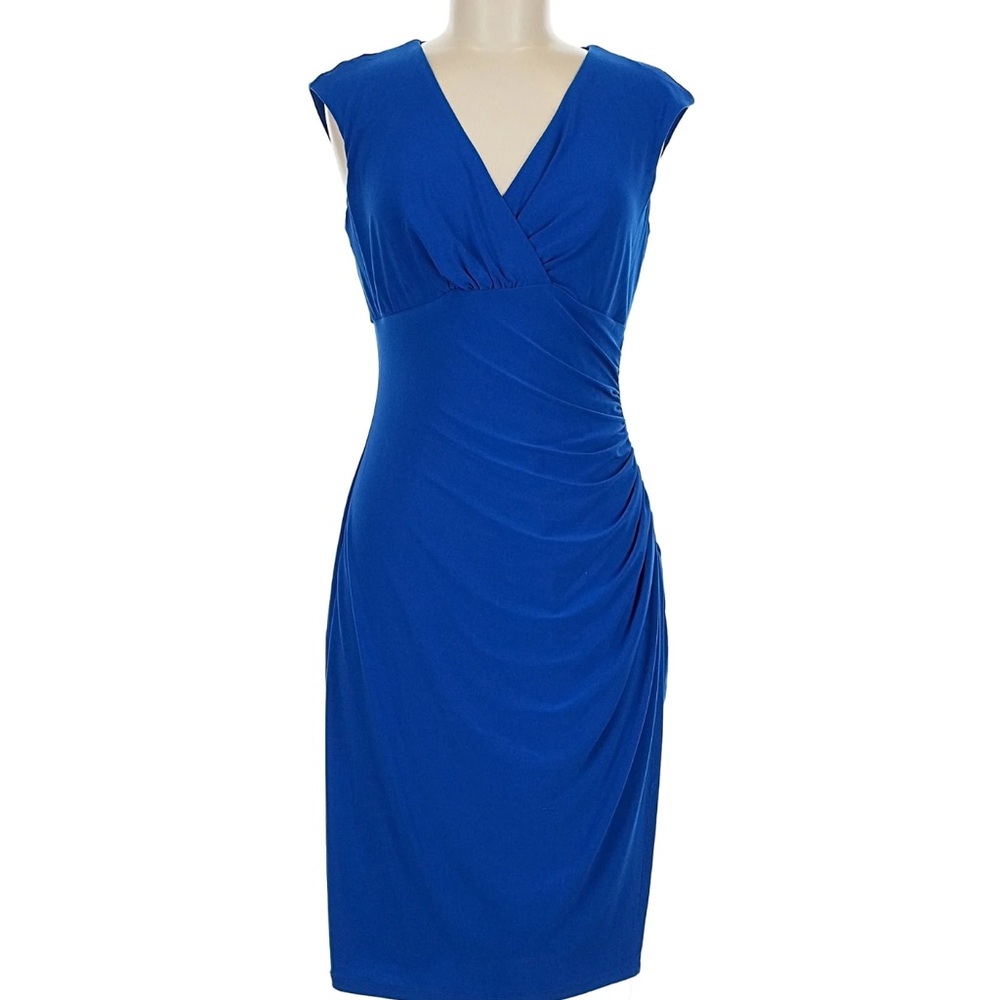 Ralph Lauren Royal Blue Midi Dress